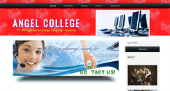 Desktop Screenshot of angelcollege.net